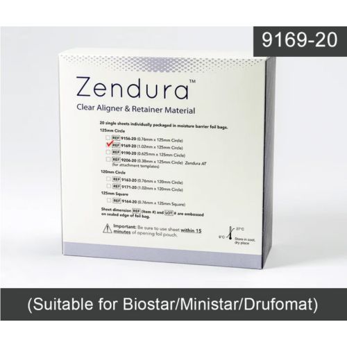 Zendura A 1.02 mm x 125 mm (Box of 20 individually sealed sheets)